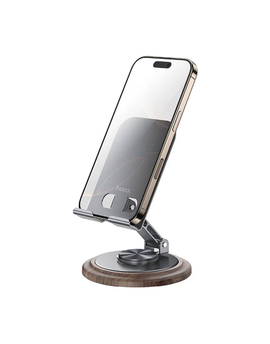 VFan Carbon Steel Foldable 360° Rotatable Desktop Stand For Phone & Tablet (DH25) - Silver (Brand New)