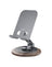 VFan Carbon Steel Foldable 360° Rotatable Desktop Stand For Phone & Tablet (DH25) - Silver (Brand New)