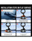 VFan Magnetic Multi-Surface Suction Cup Phone Mount with Foldable Arm (H08) 