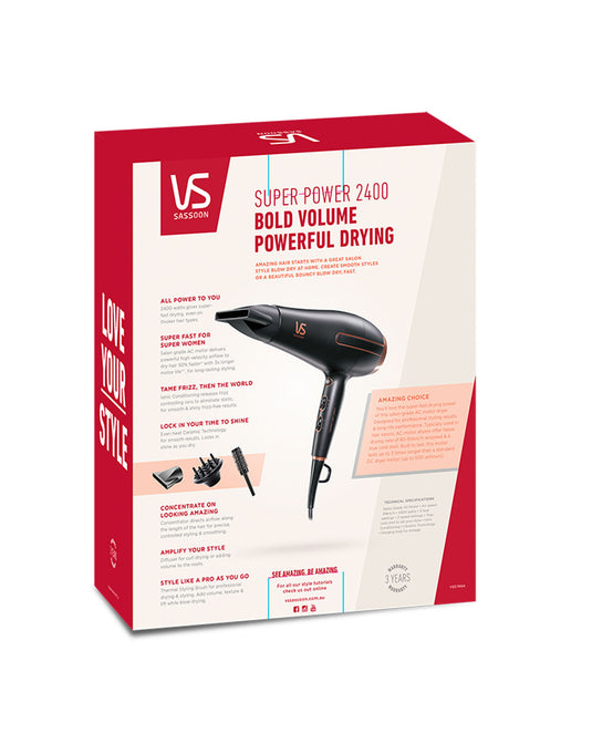VS Sassoon Super Power 2400 VSD769A