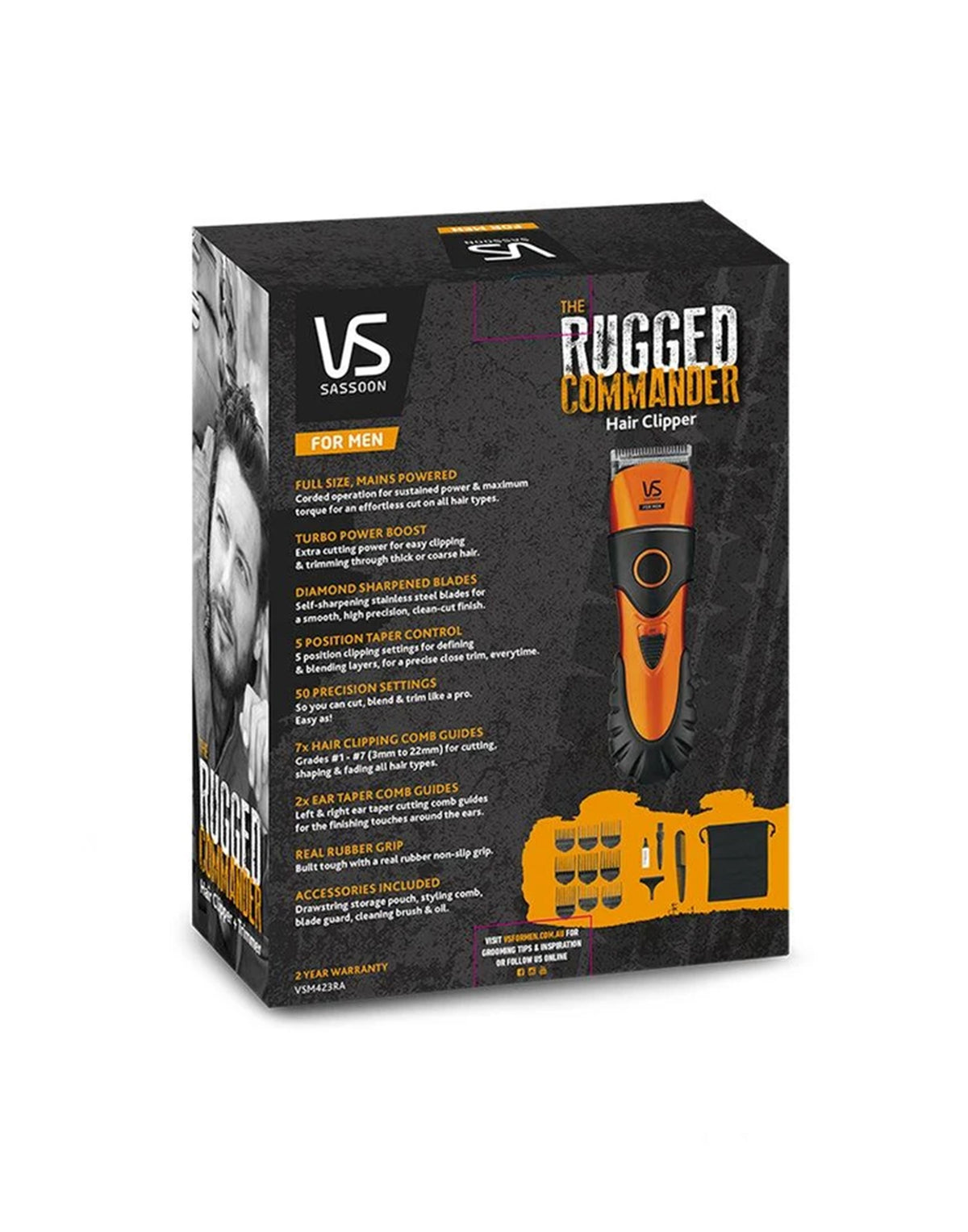 VS Sassoon The Rugged Commander Hair Clipper VSM423RA