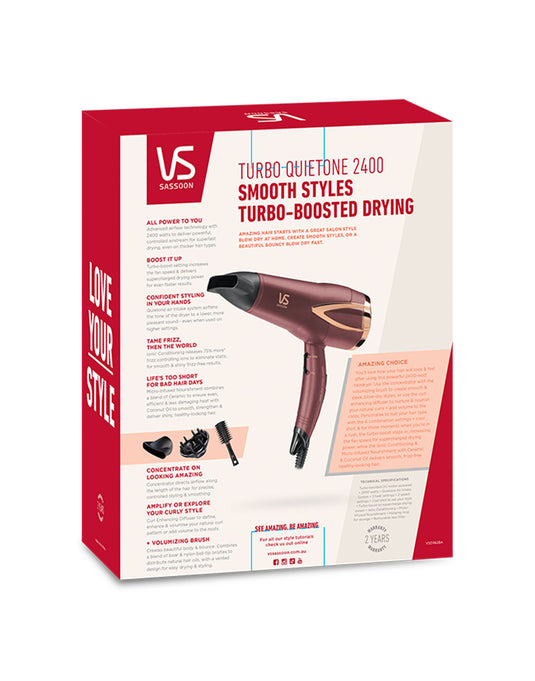VS Sassoon Turbo Quietone 2400 VSD362BA
