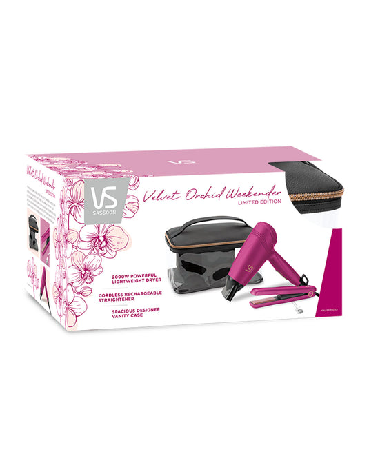 VS Sassoon Velvet Orchid Weekender Dryer & Straightener Pack