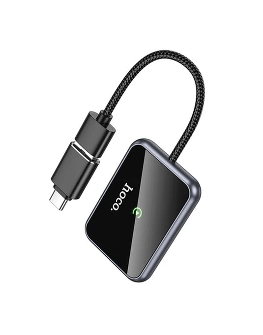 Wireless Adaptor for Apple Car Play w/ USB-A & USB-C Plug (HU1)