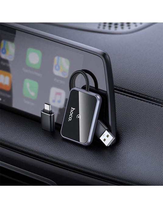 Wireless Adaptor for Apple Car Play w/ USB-A & USB-C Plug (HU1)