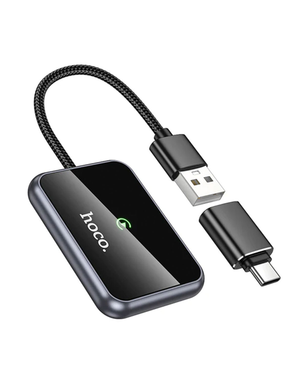 Wireless Adaptor for Apple Car Play w/ USB-A & USB-C Plug (HU1)