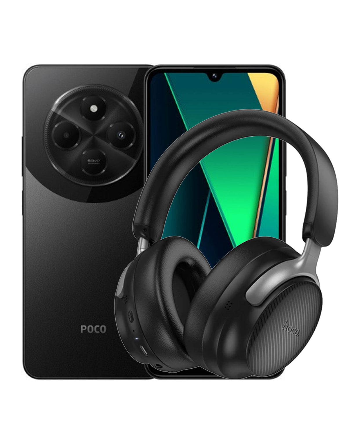 Xiaomi Poco C75 6GB 128GB 4G Dual Sim (Brand New) + Bluetooth Headset (W53 Plus)