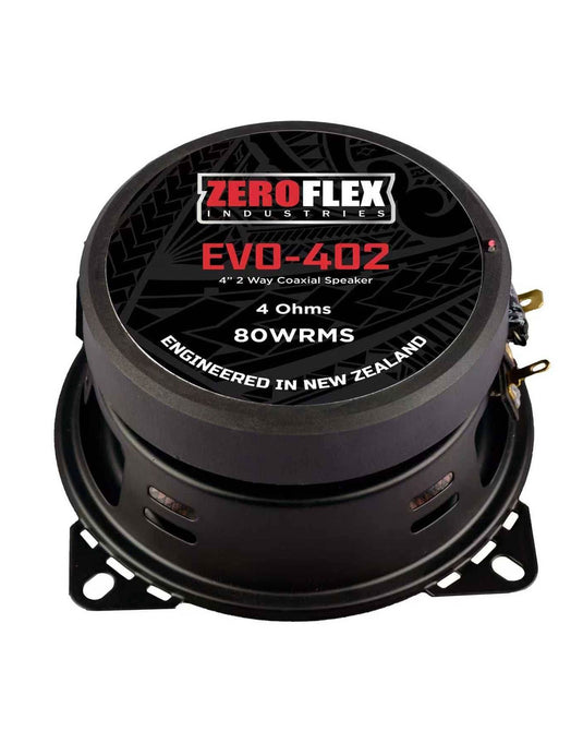 Zeroflex EVO-402 4-inch Coxial Speakers 80 RMS