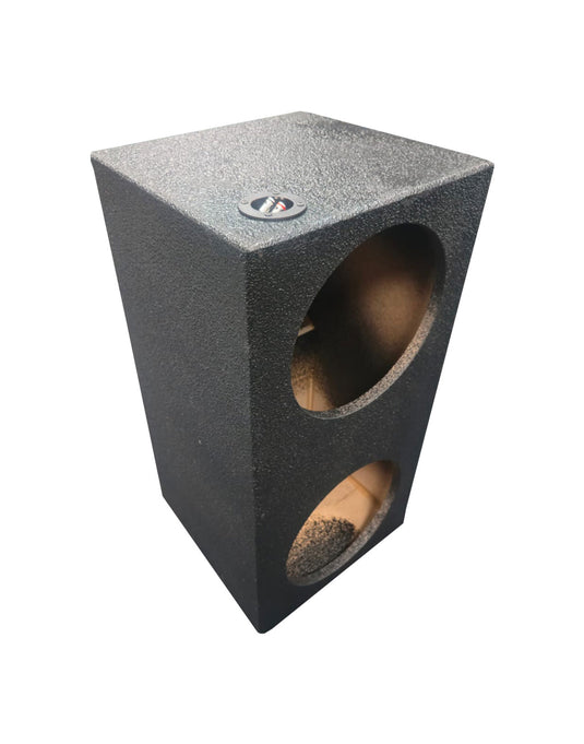 Zeroflex FLX-124 & TKO-12 Dual Custom/Ported Subwoofer Box - Black