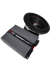 Zeroflex TKO-12- 12-inch 1000 RMS Subwoofer + FLX800.1 1x800W Mono Amplifier (Bundle Deal)