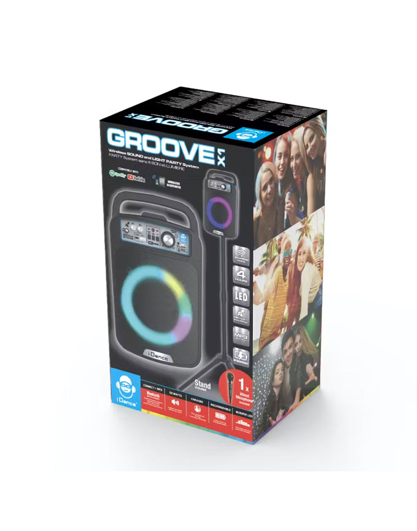 iDance Groove X1 Portable Bluetooth Party Speaker