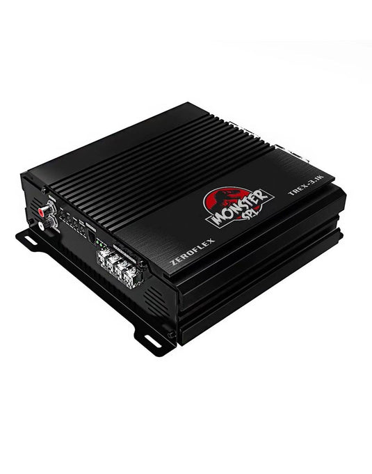 Zeroflex TKO-15 Sub 15" 1000RMS Car Subwoofer X2 Subs + Zeroflex TREX-3.1K 1 x 3300rms @ 1ohm mono amplifier (Combo Pack) - TechCrazy