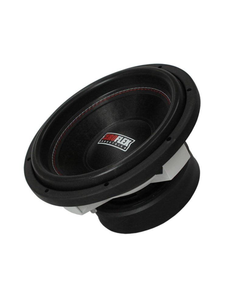 Front & Side View of Zeroflex TKO-12- 12" 1000 RMS Subwoofer 