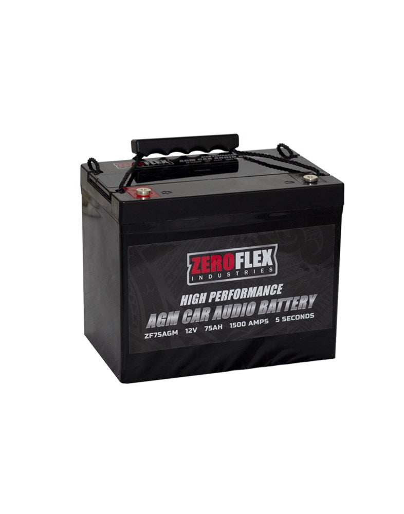 ZeroFlex ZF75AGM 75AH AGM Car Audio Battery
