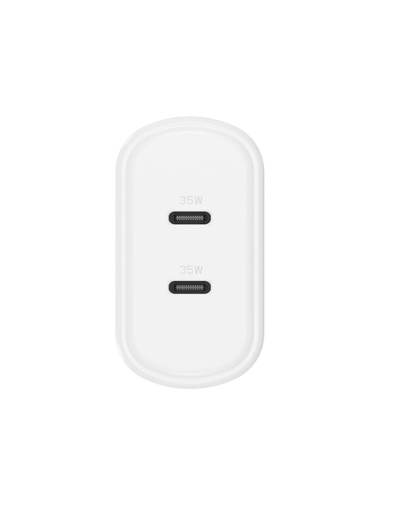 Cygnett 35W Dual USB-C Wall Charger AU - White - TechCrazy