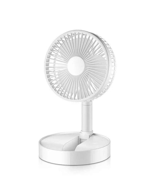 Foldable & Portable Desk and Floor Fan with USB Rechargeable 7200mAh Battery - TechCrazy