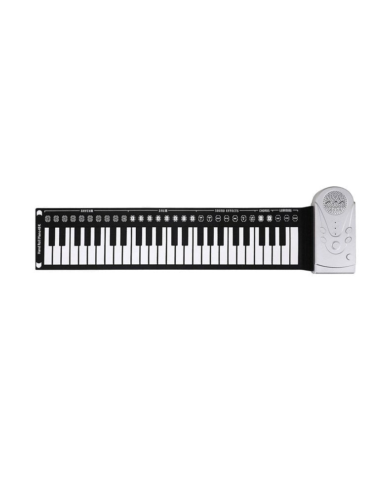 Flexible 49 Keys roll up piano soft silicone foldable electronic keyboard - TechCrazy