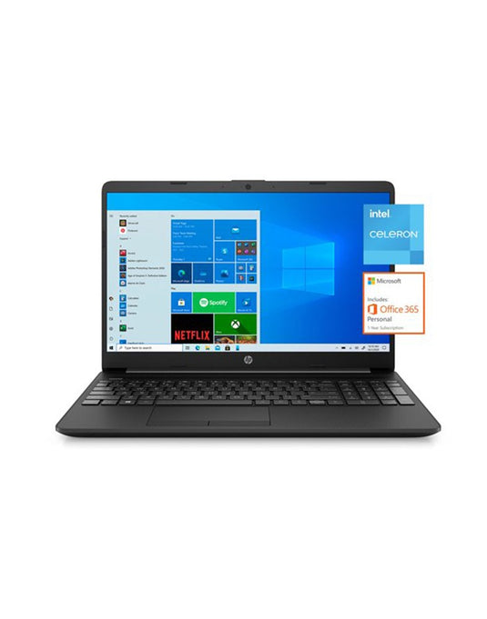HP 15.6-Inch FHD Laptop N4020 4GB/128GB SSD Microsoft Office 365 - TechCrazy