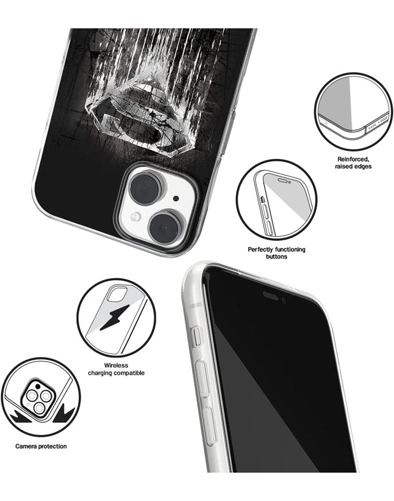 Superman 003 Licensed Phone Case compatible with iPhone 14 TPU - TechCrazy