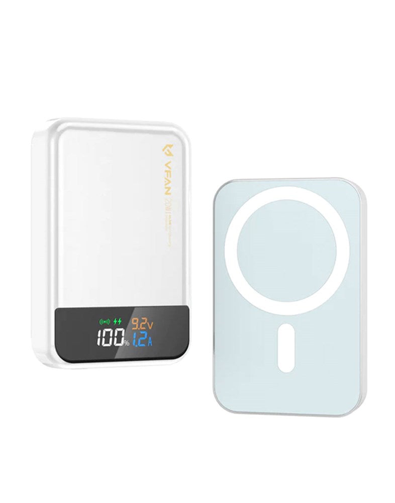 VIPFAN Magnetic PD 20W Wireless Charging Power Bank w/ LED % Display (10000mAh) (F13) - TechCrazy