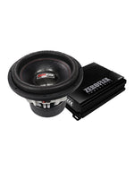 Load image into Gallery viewer, Zeroflex TKO-8.1K Mono Car Amplifier 8000RMS &amp; EVO-15XXL 3500RMS Car Subwoofer (2Pairs)
